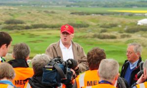 A former director said that Scotland was "hoodwinked" by Trump's golf course project.