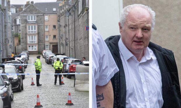 Robert Angus attacked the woman on Ashvale Place. Image: DC Thomson