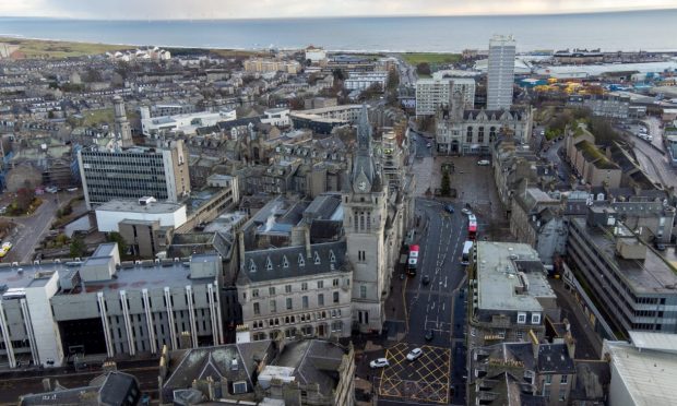 Aberdeen from above.