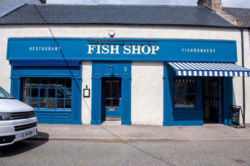 The Fish Shop restaurant in Ballater.
