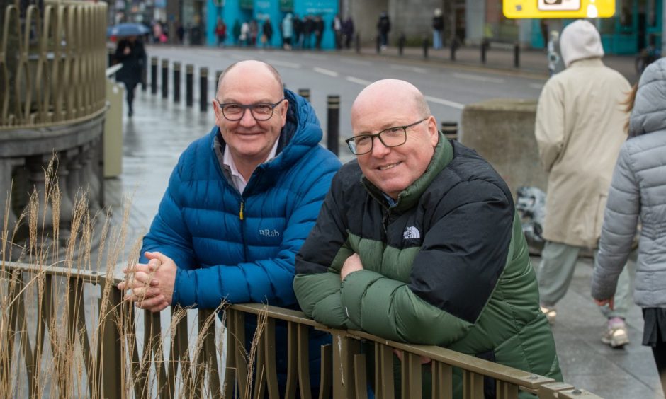 Our Union Street bosses Derrick Thomson and Bob Keiller.