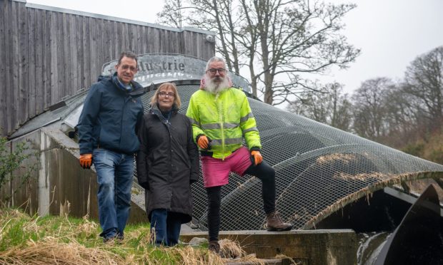 Rick Vaughan, Jane Fullerton and Clive Potter are just three of the people dedicated to looking after the community turbine. 
All images: Kath Flannery/DC Thomson