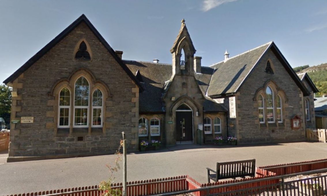 Google street view image of Kingussie Primary School.