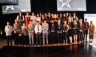 The winners and runner-up winners at the awards ceremony attended by over 200 people at Crieff Hydro.