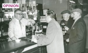 The Torry Bar (pictured here in 1965) was the local for generations of fishermen. Image: AJL/DC Thomson