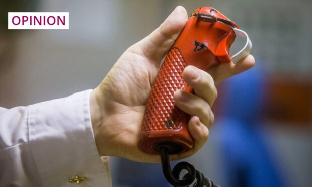 The type of trigger that would be used in the final stage of a nuclear missile launch. Image: Danny Lawson/PA Wire