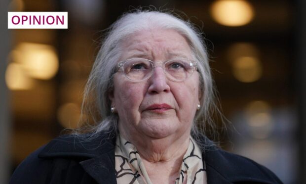 Emma Caldwell's mother, Margaret, pictured outside Glasgow High Court last week, where Iain Packer was found guilty of murdering Emma in 2005. Image: Andrew Milligan/PA Wire