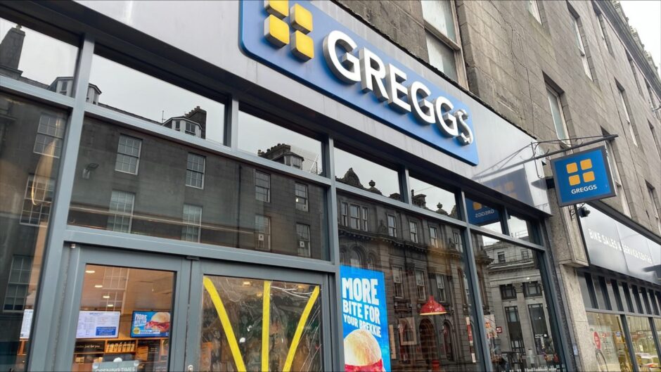 Greggs Union Street Aberdeen.