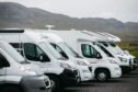 Concerns about a rise in roadside parking have been raised if motorhomes are not included in a planned tourist tax for the Highlands. Image: Andrew Cawley/DC Thomson