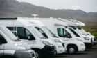 Concerns about a rise in roadside parking have been raised if motorhomes are not included in a planned tourist tax for the Highlands. Image: Andrew Cawley/DC Thomson