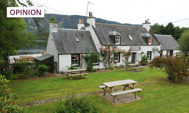 The Dores Inn where a row has been brewing over a charge for milk with tea. Image: Shutterstock.
