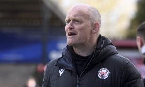CR0047447, Callum Law, Brechin.
Highland League - Brechin City v Turriff United. 
Picture of Brechin City manager Gavin Price.
Saturday, March 23rd, 2024, Image: Kenny Elrick/DC Thomson
