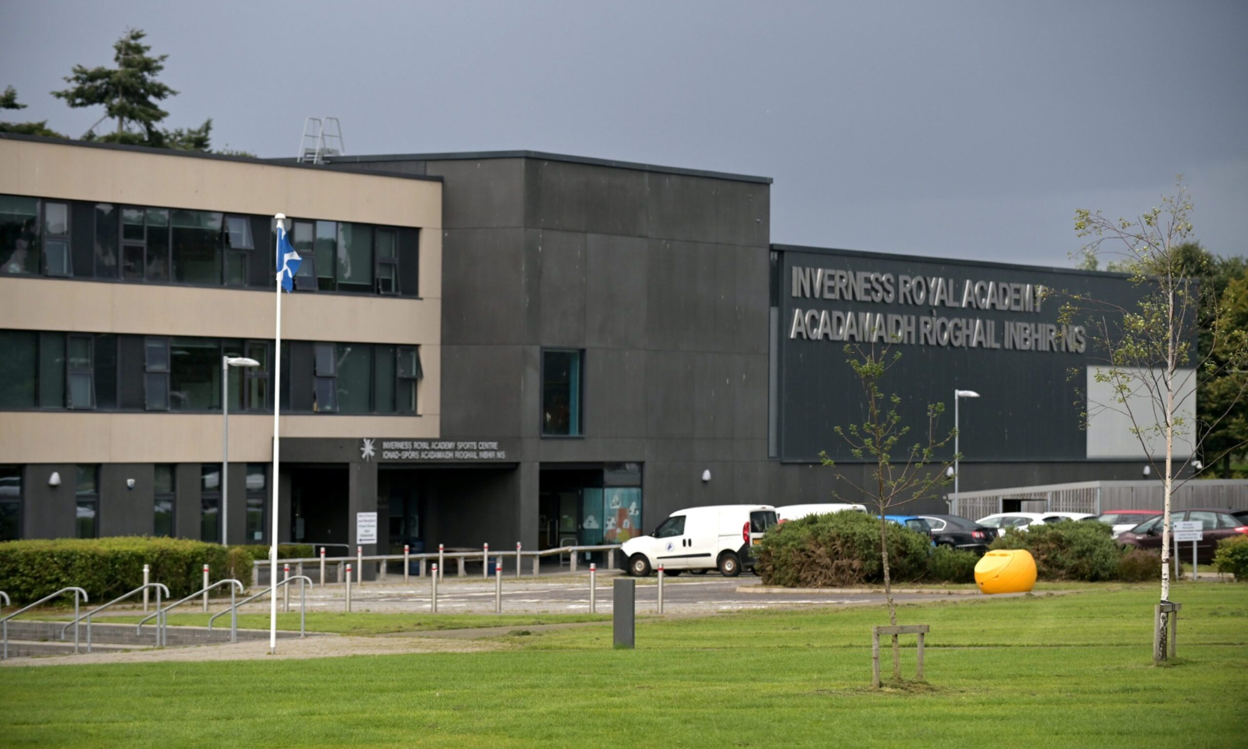 Exterior of Inverness Royal Academy. 