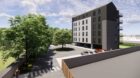 An artist impression of the proposed flats as seen from Park Road. Image: Tinto Architecture