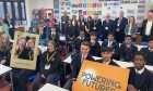 Pupils from Mackie Academy, The Gordon Schools and Robert Gordon's College presented their ideas on Monday. Image: Powering Futures