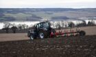 Martin Macdonald ploughing at Culcairn, Invergordon last week. Picture by Ron Bews.