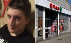 Robert Livingstone carried out a robbery with a bread knife at a Spar on St Machar Drive, Aberdeen. Image: Facebook/DC Thomson.