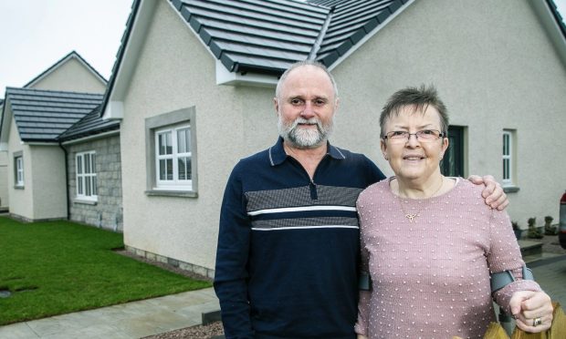 Jacqueline and Alan Scott are happier than ever after finding their dream home in Insch