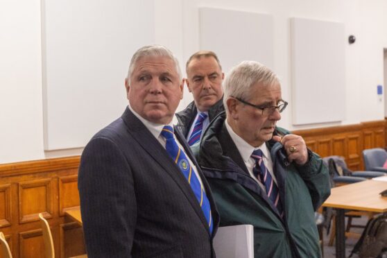 Members of the Orange Order heard their application to hold a march will be prohibited by councillors. Image: by Scott Baxter/ DC Thomson