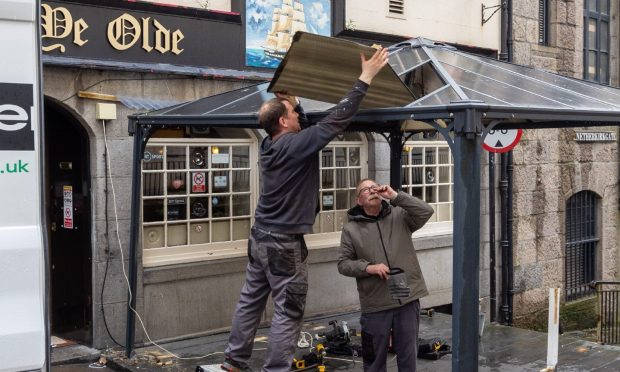 Aberdeen pub forced to remove outdoor seating after council launches enforcement action