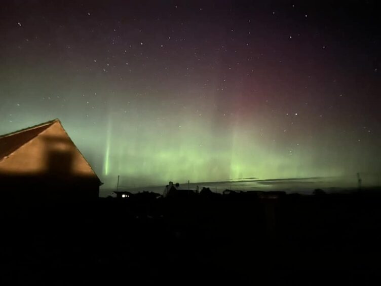 Northern Lights on the Isle of Lewis. 