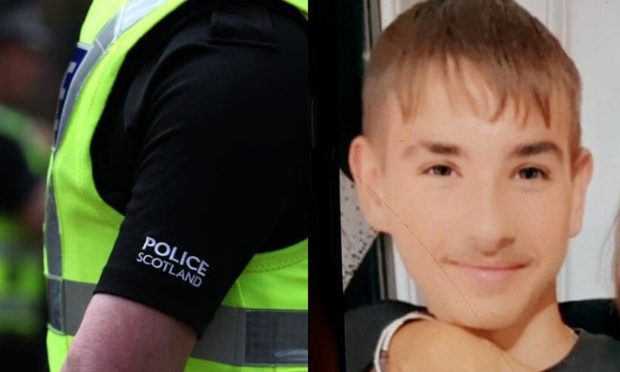 Newmachar teen Brad Thomson has been reported missing. Image: Police Scotland/PA.