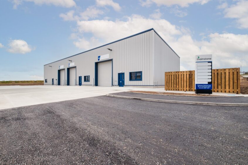 Units at Thainstone Business Park. 