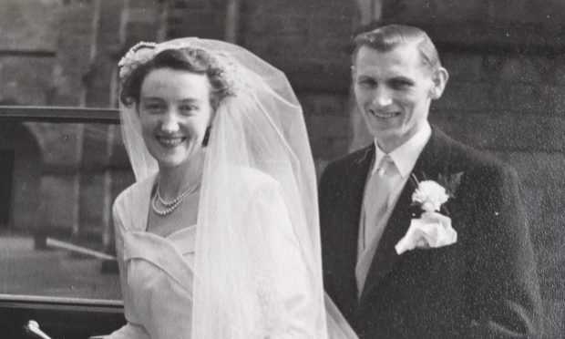 Former Fraserburgh headmaster Jim Cameron and his wife Ethel.