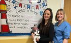 Midwife Natalie with her daughter Sasha and grandchild Scarlet. Image: NHS Grampian.
