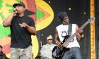 Public Enemy perform at the 2014 New Orleans Jazz and Heritage Festival.
