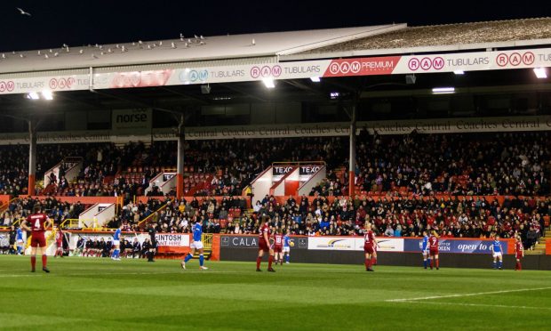 More than 1,800 fans were in attendance the first time Aberdeen Women played at Pittodrie.