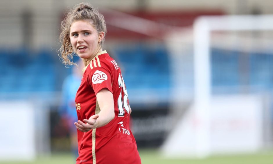 Aberdeen Women midfielder Eva Thomson.