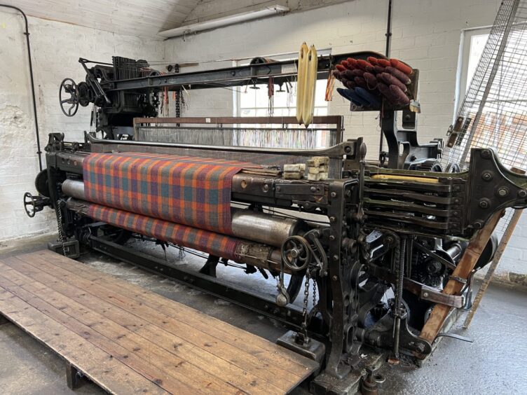 Knockando is an authentic Scottish woolen mill.