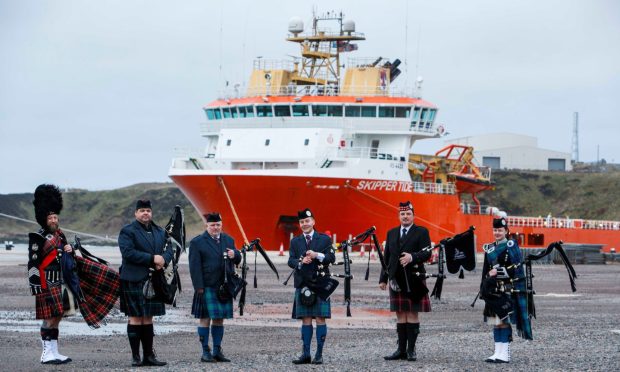 Bagpipers will welcome all of the Aberdeen cruise ships this year.