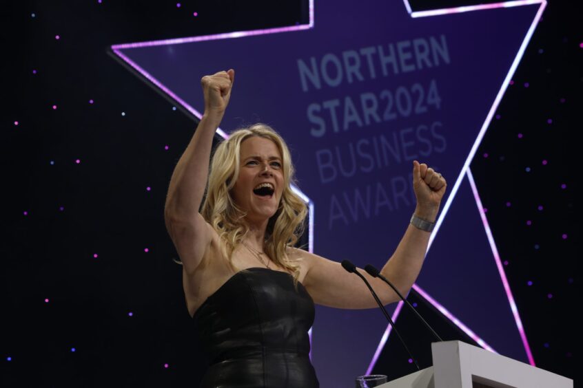 Event host Edith Bowman at the Northern Star Business Awards 2024. 