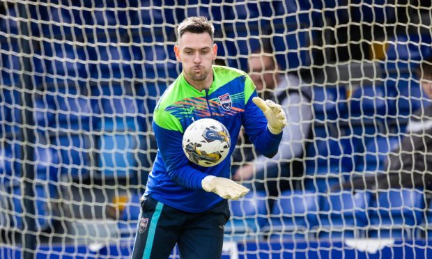 Ross County number one Ross Laidlaw was injured in the weekend's 5-0 defeat at Celtic Park. Image: SNS.