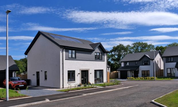 The new homes at Kinion Heights are described as contemporary and modern.