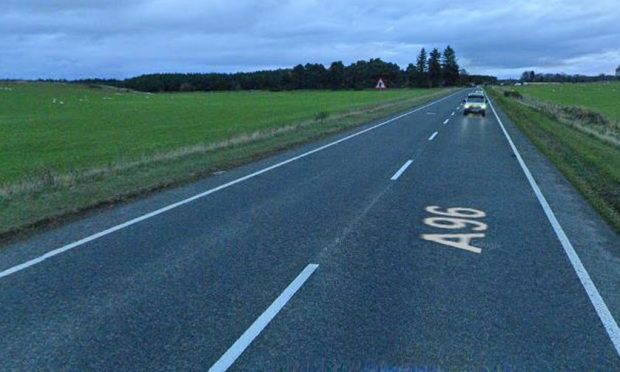 To go with story by Jenni Gee. Speeder caught doing 106mph Picture shows; A96 near Morayhill. N/a. Supplied by Google Street View Date; Unknown