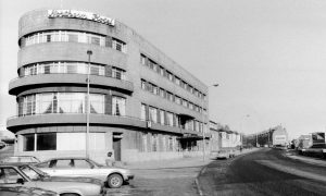 Aberdeen's Art Deco Northern Hotel building, pictured in 1983, remains a striking landmark on Great Northern Road. Image: DC Thomson