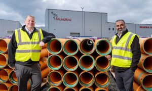 Fraser Milne, engineering and projects director, left, and Aneel Gill, head of product innovation and research & development at Balmoral Comtec.