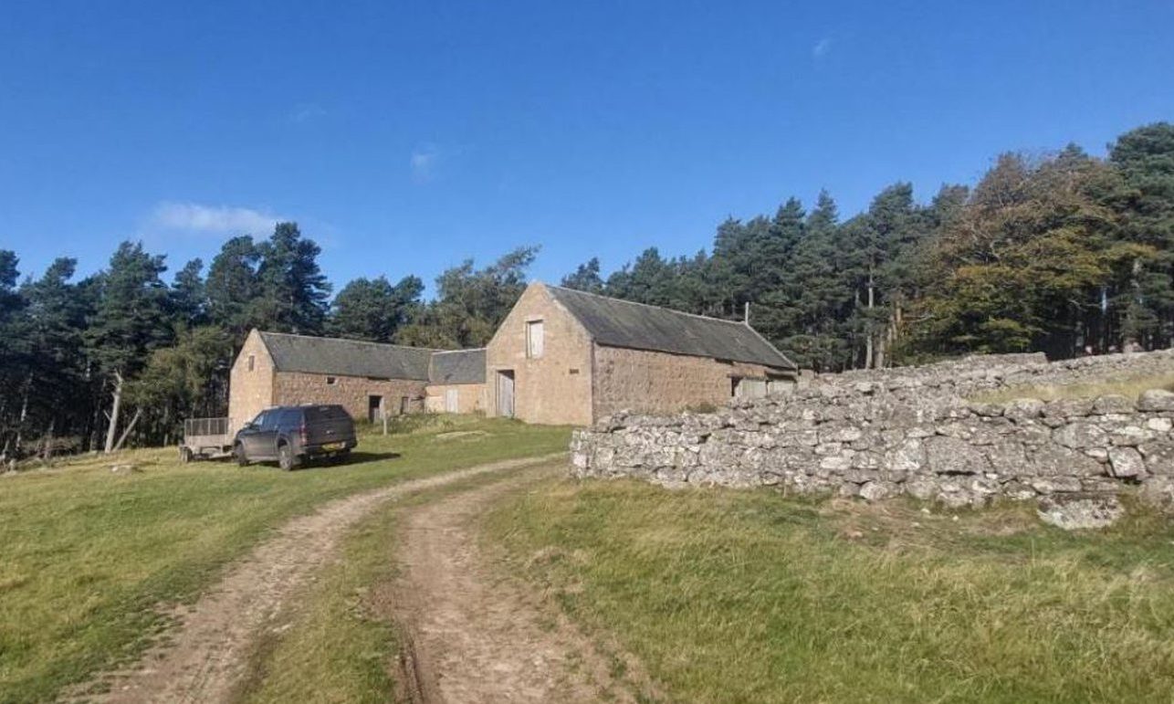 This steading will be knocked down to make way for the new mansion.