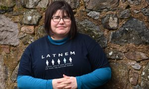 Gill Skene at the Inverurie headquarters of Latnem. The Oldmeldrum mum started the support group after surviving her own traumatic birth experience. Image: Darrell Benns/DC Thomson