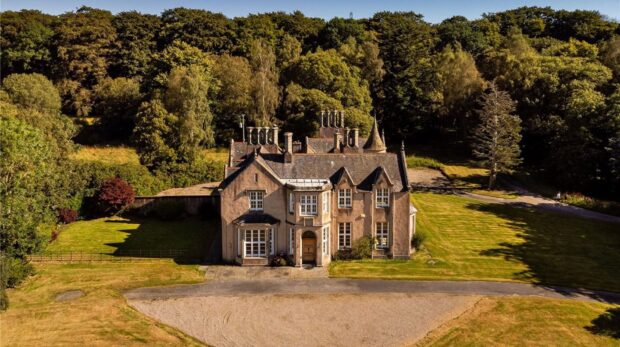The impressive homes lies west of Westhill. Image: Galbraith.