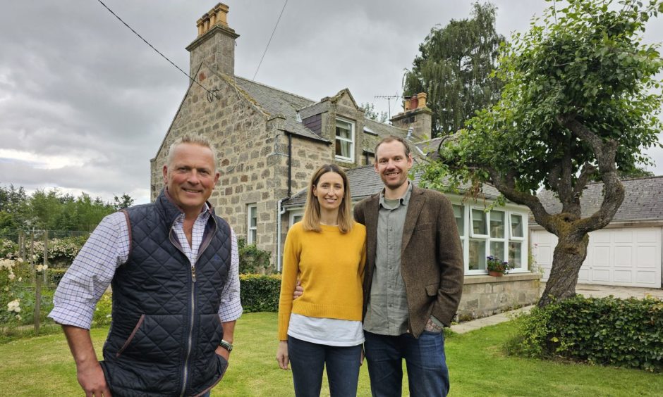 Jules Hudson, Holly Williamson and James Needham