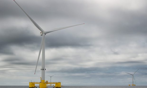 Green Volt wind farm will be located off the coast of Peterhead. Image: Pagoda PR