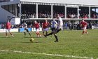 Kieran Simpson scores Fraserburgh's second goal against Brechin City. Images: Darrell Benns/DC Thomson.
