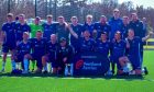 The Pentland Ferries North Caledonian Cup winners, Invergordon, who won all trophies on offer this season. Image: North Caledonian FA