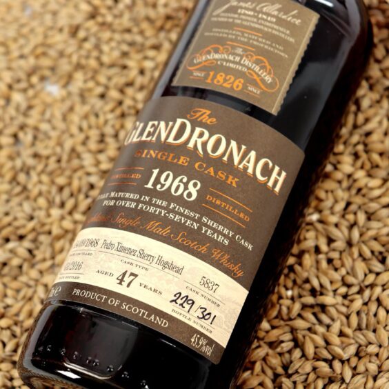 Whisky from GlenDronach Distillery.