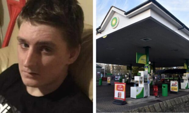 Robert Livingstone robbed the BP filling station on King Street. Image: Facebook/DC Thomson