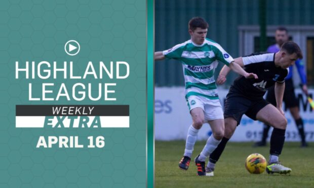 Featured image for Highland League Weekly Extra on April 16 2024.
The featured game is Buckie Thistle v Strathspey Thistle in the Breedon Highland League.
Image created by DCT Design Desk on April 16 2024.